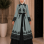 Luxuriöser zweiteiliger Kaftan mit Plissee 4127 - Mint