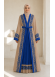 4129 قفطان كريب  - Babyblau