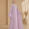 4142  قفطان شيفون ألماس - زهر