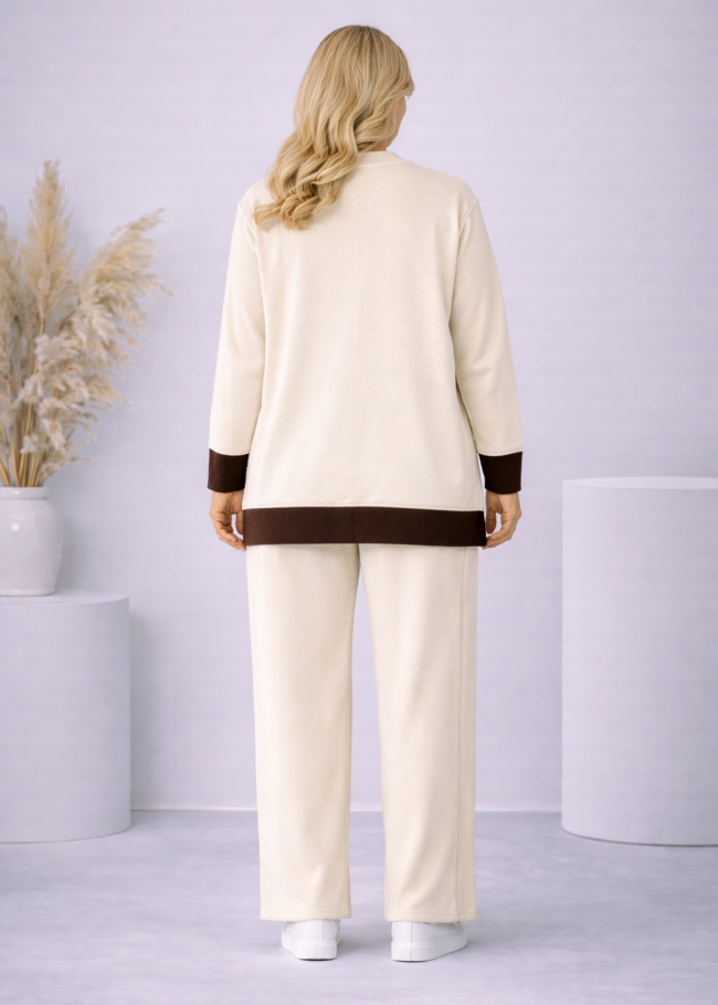 4203 طقم تريكو جيب لونين  - سكري