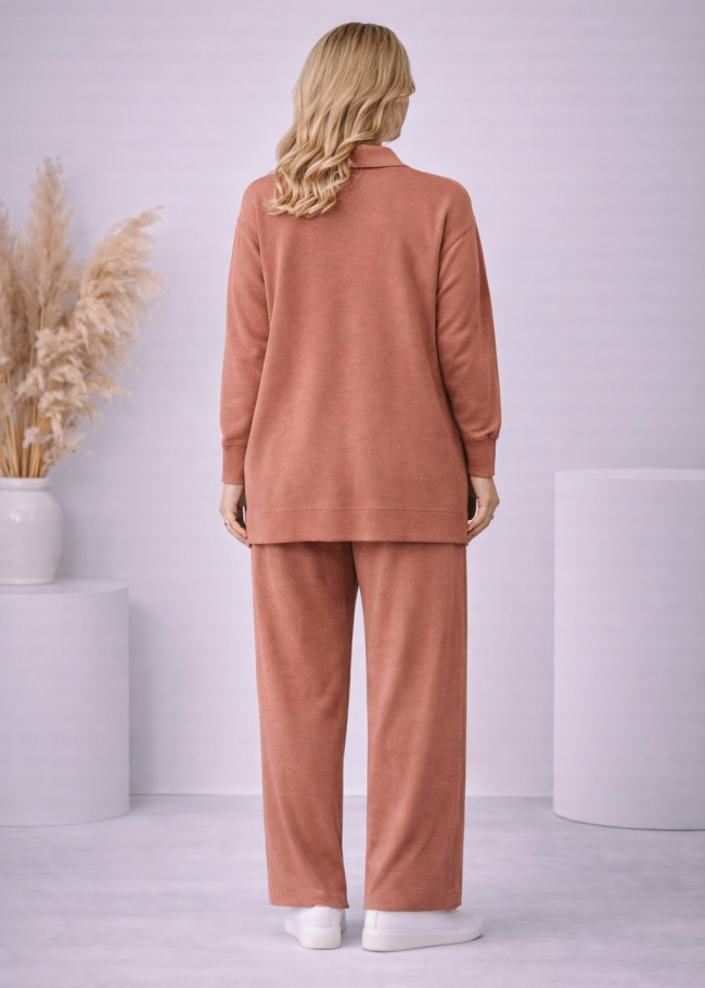 4206 طقم تريكو 6 ازرار  - زهر