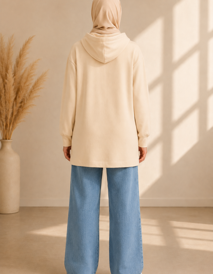 4309 طقم طلعة الو - Beige