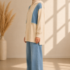 4309 طقم طلعة الو - Beige