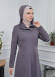 234 Prada women's coat Hooded Gri