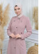 Modamix women Coat Hoodied Trenchcoat of Rose Rise fabric 242 Pembe