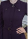Modamix women Coat Hoodied Trenchcoat of Rose Rise fabric 242 mor