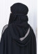 سدال شرعي نسائي طويل مع كبشون (شرشف,جلباب شرعي ) 825 Antrasit