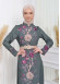 2 Piece Suit Patterned Belt Dress -Pants 1783 Haki