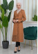 BELT PARACHUTE WOMEN'S WINTER  TRENCH COAT 1342 taba