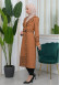 BELT PARACHUTE WOMEN'S WINTER  TRENCH COAT 1342 taba