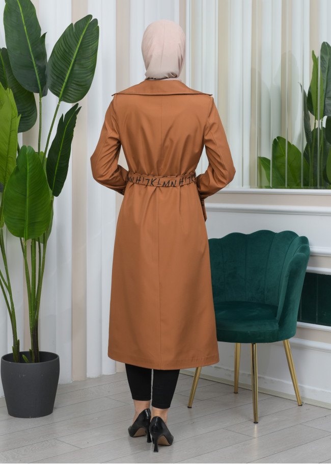 BELT PARACHUTE WOMEN'S WINTER  TRENCH COAT 1342 taba