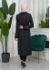 BELT PARACHUTE WOMEN'S WINTER  TRENCH COAT 1342 Siyah