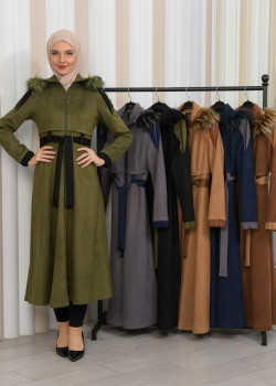 ترانشكوت شاموا نسائي شتوي 1341 - زيتي