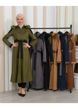 ترانشكوت شاموا نسائي شتوي 1341 - زيتي