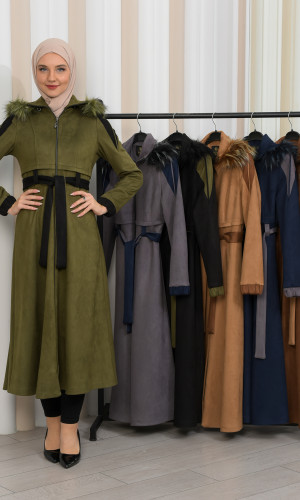 ترانشكوت شاموا نسائي شتوي 1341 - زيتي