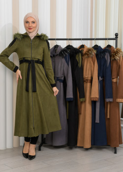 ترانشكوت شاموا نسائي شتوي 1341 - زيتي