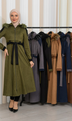 ترانشكوت شاموا نسائي شتوي 1341 - زيتي