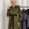 ترانشكوت شاموا نسائي شتوي 1341 Haki