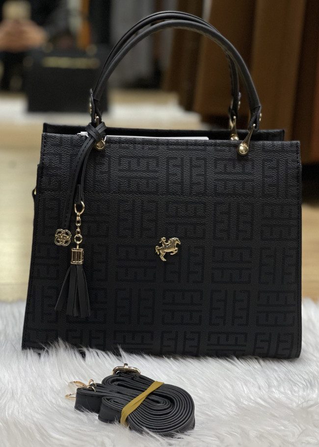 حقيبة نسائية جلد 958-1 Siyah