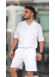 2-Piece Mens Summer Shorts Set Kod 2200 - white