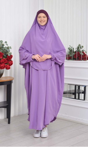 شرشف قطعتين موديل فراشة 826 - ليلك