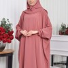 شرشف قطعتين موديل فراشة 826 Açık Pembe