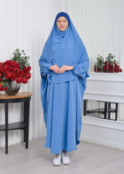 شرشف قطعتين موديل فراشة 826 - ازرق