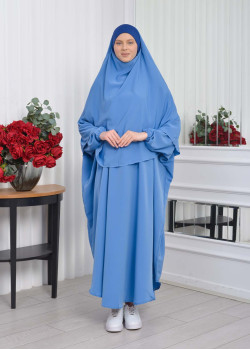 شرشف قطعتين موديل فراشة 826 - ازرق