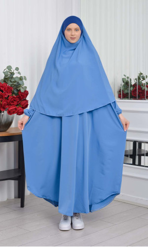 شرشف قطعتين موديل فراشة 826 - ازرق