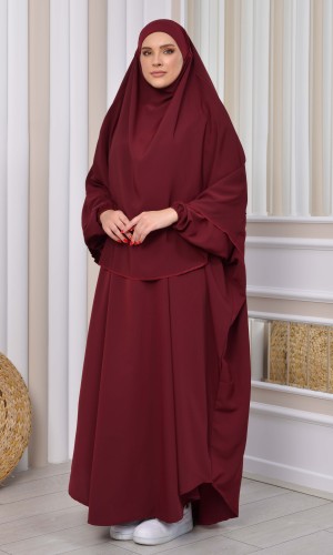 شرشف قطعتين موديل فراشة 826 - خمري