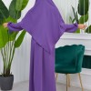 Muslim Hijab Dress set 2 Pieces 829 mor