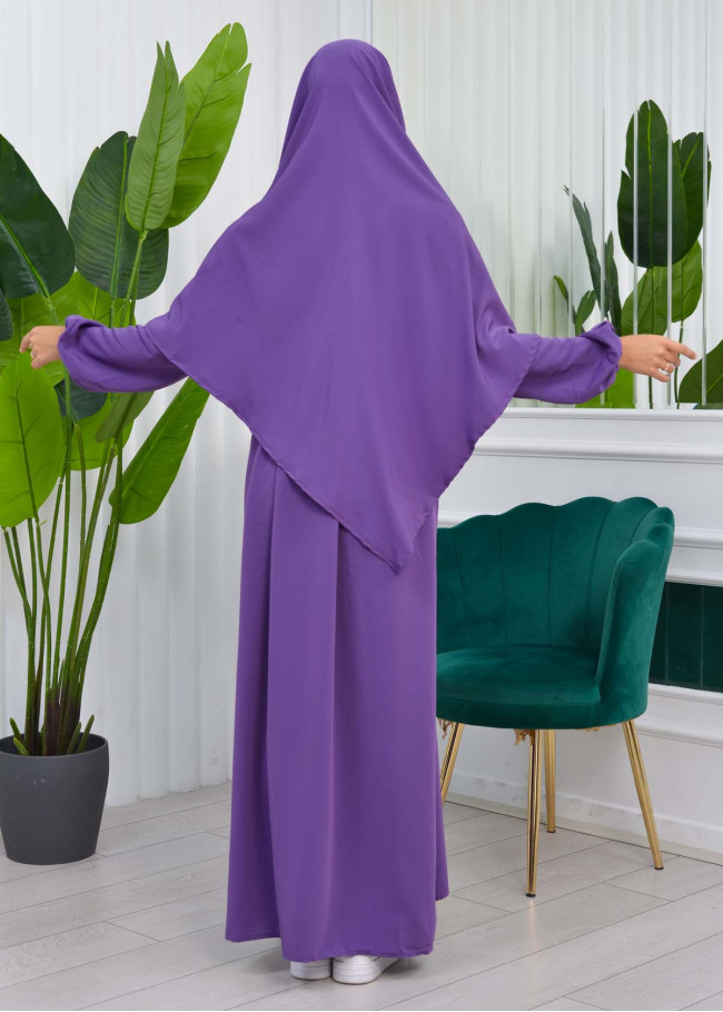 Muslim Hijab Dress set 2 Pieces 829 mor