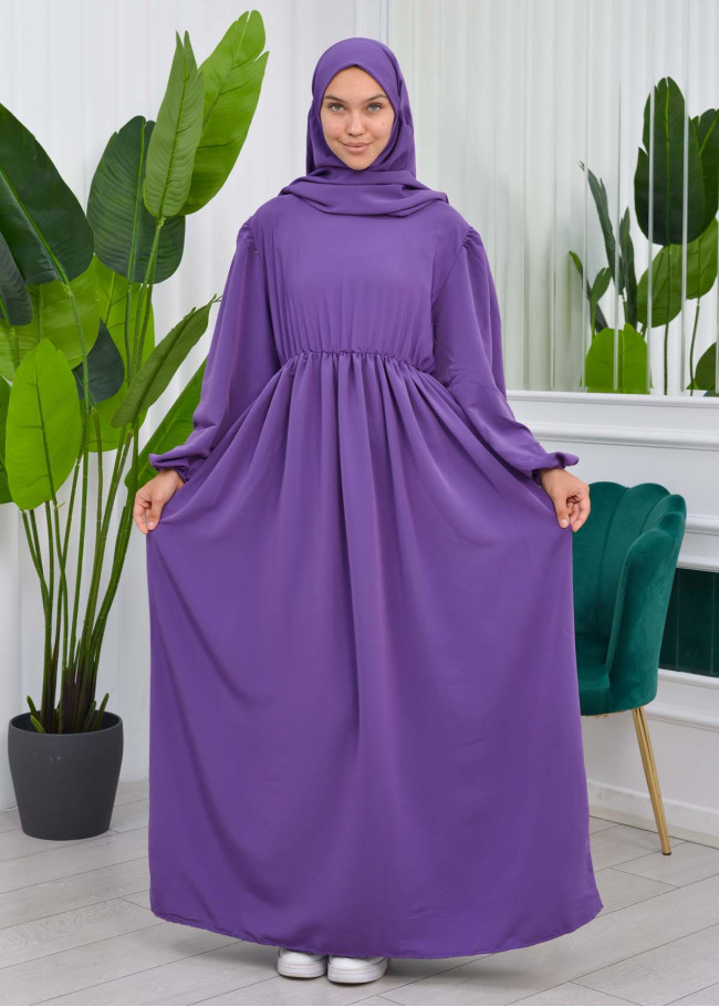Muslim Hijab Dress set 2 Pieces 829 mor