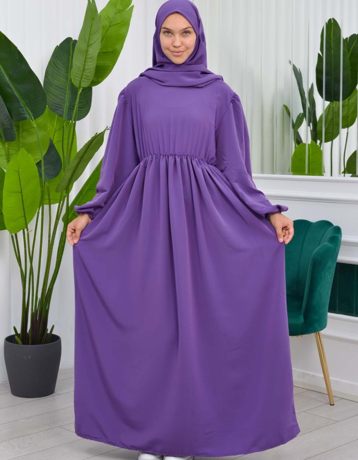 Muslim Hijab Dress set 2 Pieces 829 mor