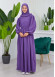 Muslim Hijab Dress set 2 Pieces 829 mor