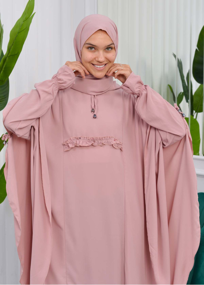 2Lİ TESETÜR ÇARAŞAF YARASA TAKIMI 835 Pembe