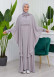 طقم شرشف حجاب زي شرعي قطعتين 835 Gri
