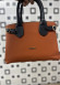 MEDIUM SIZE ZIPPERED WOMEN'S HAND AND ARM LEATHER BAG 951 Turuncu