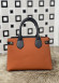 MEDIUM SIZE ZIPPERED WOMEN'S HAND AND ARM LEATHER BAG 951 Turuncu
