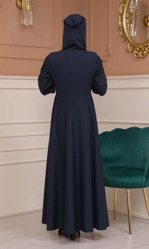 عباية برادة كلوش677 - كحلي