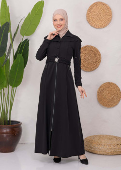 مانطو برادا نسائي صيفي 1220 - اسود