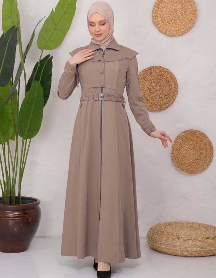 مانطو برادا نسائي صيفي 1220 Bej