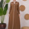 ترانشكوت كتان طويل 1221 taba