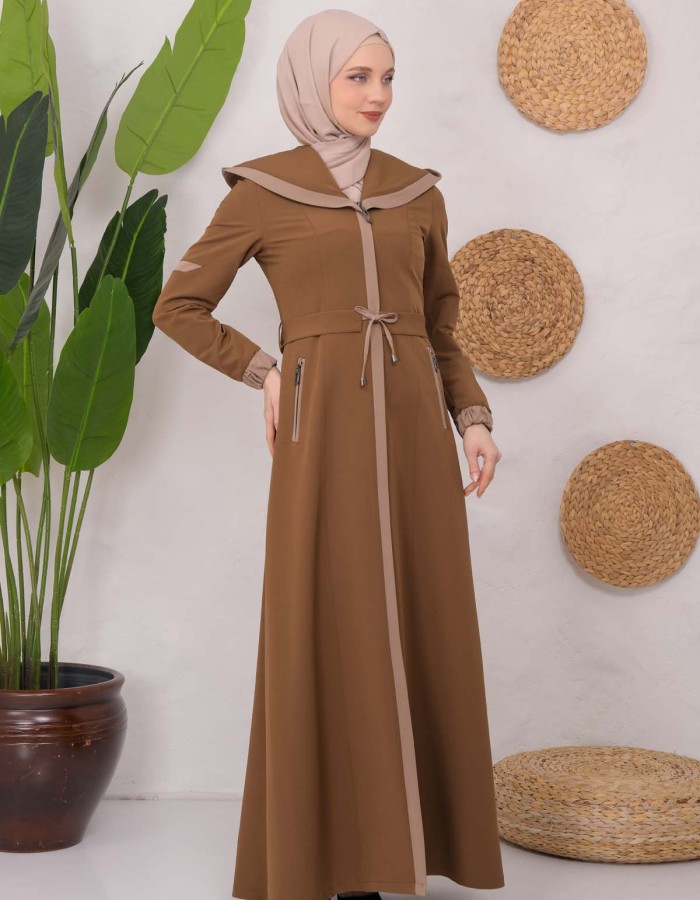 ترانشكوت كتان طويل 1221 taba