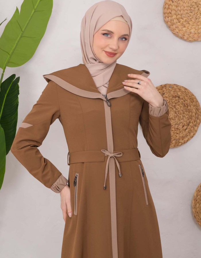 ترانشكوت كتان طويل 1221 taba