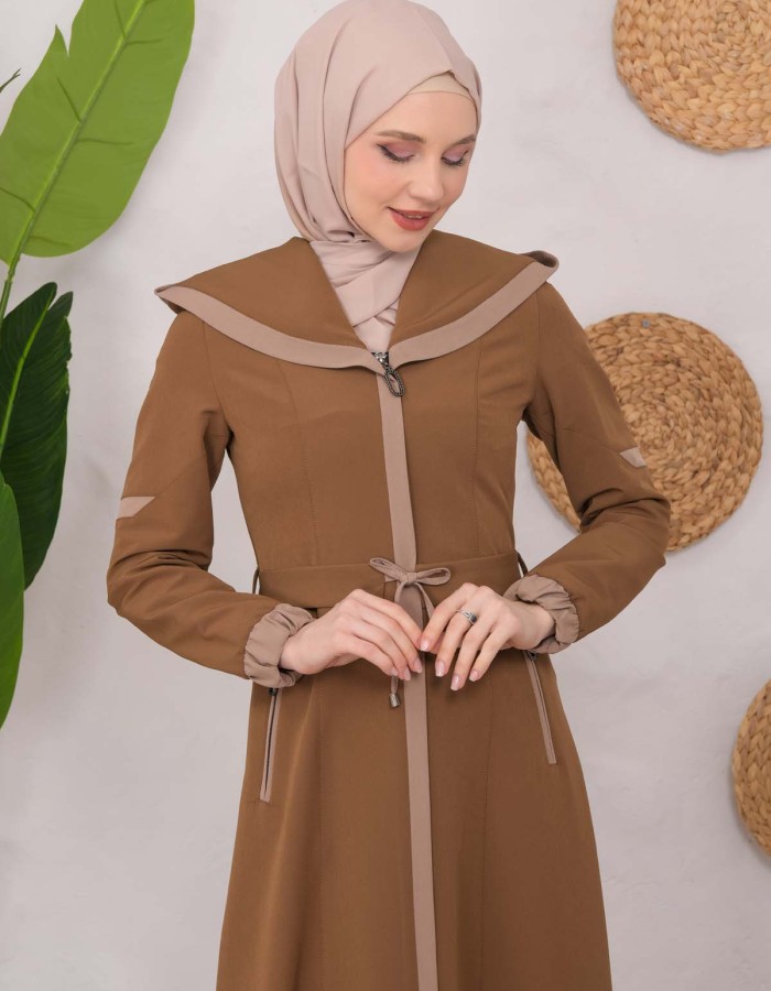 ترانشكوت كتان طويل 1221 taba