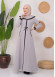 Modest linen  trench coat 1221 Gri