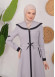 Modest linen  trench coat 1221 Gri