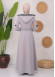 Modest linen  trench coat 1221 Gri