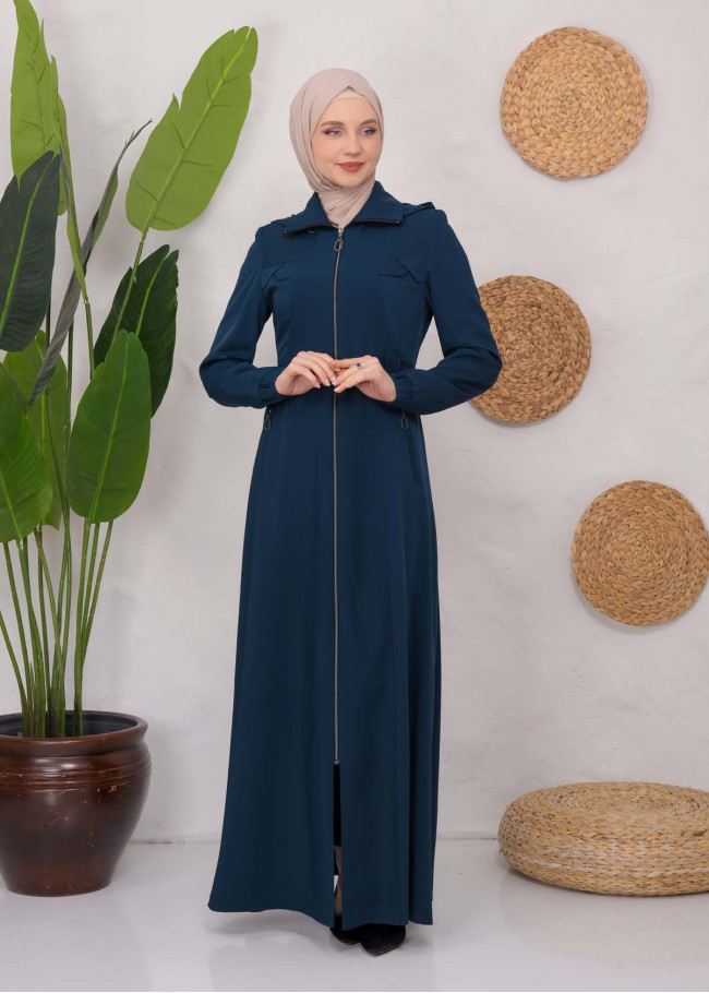 Modest Prada Topcoat 1222 Turkuaz